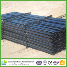 2,04kg Schwarzes Pinted Steel Star Picket